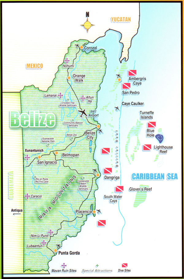 Belize-Map